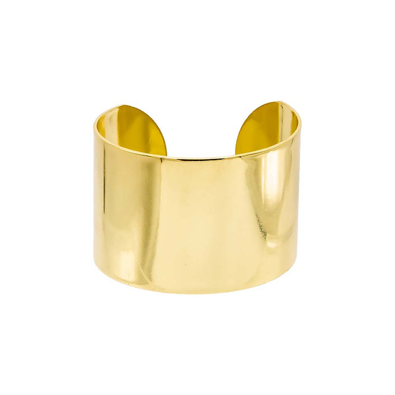 WIDE GOLD CUFF