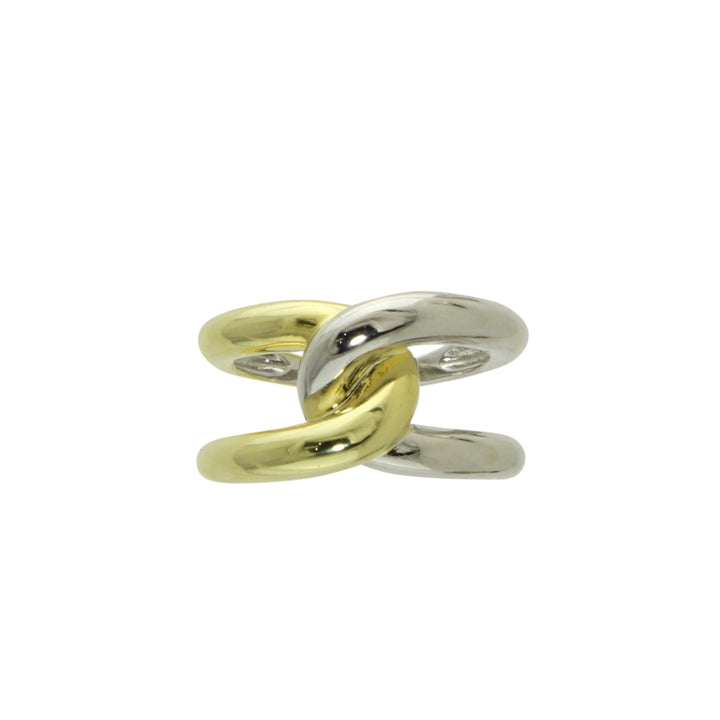 TWO TONE OPEN RING