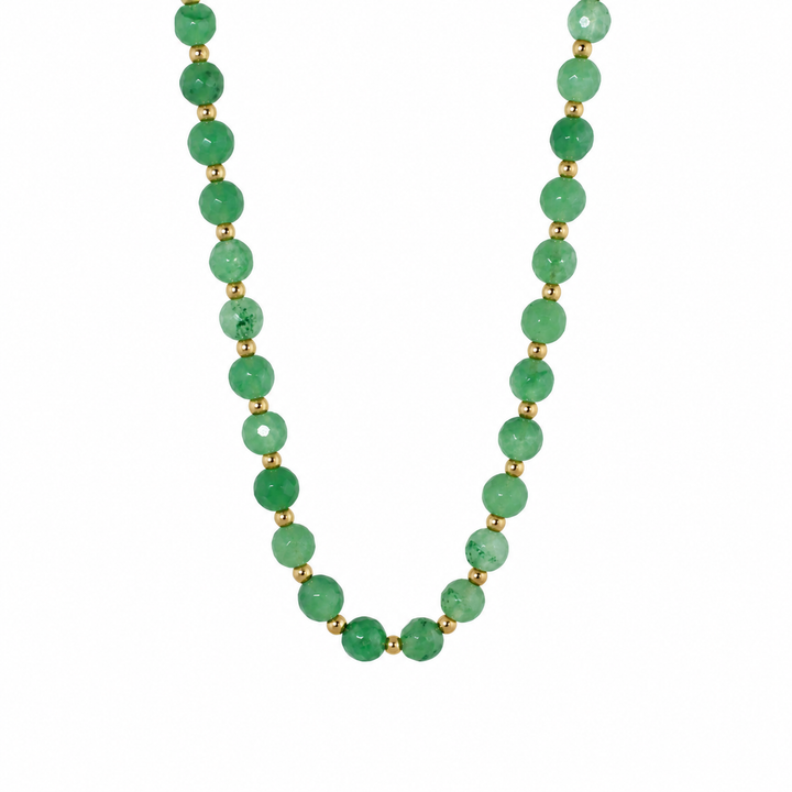 LONG COLOR BEAD NECKLACE