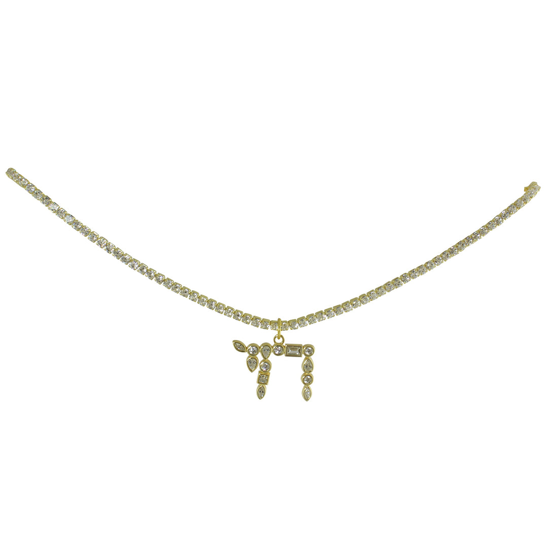 CZ DIAMOND CHAI TENNIS CHOKER