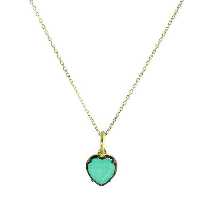 AQUAMARINE SOLITAIRE NECKLACE