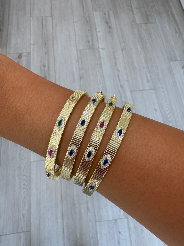 EVIL EYE CUFF BANGLE