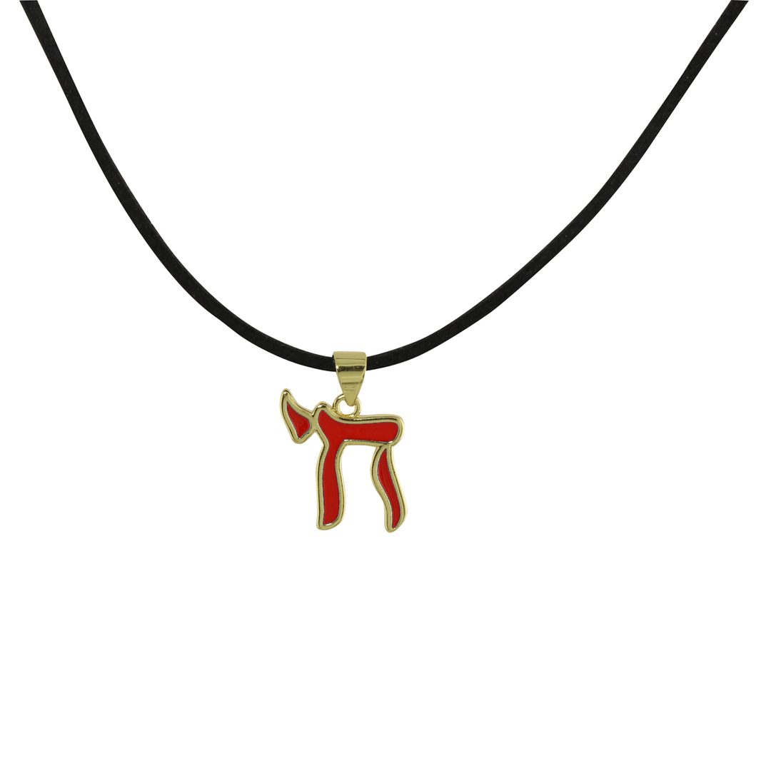 MINI ENAMEL CHAI CORD CHOKER
