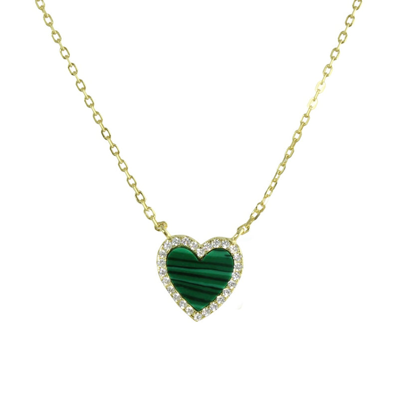 ENAMEL HEART NECKLACE