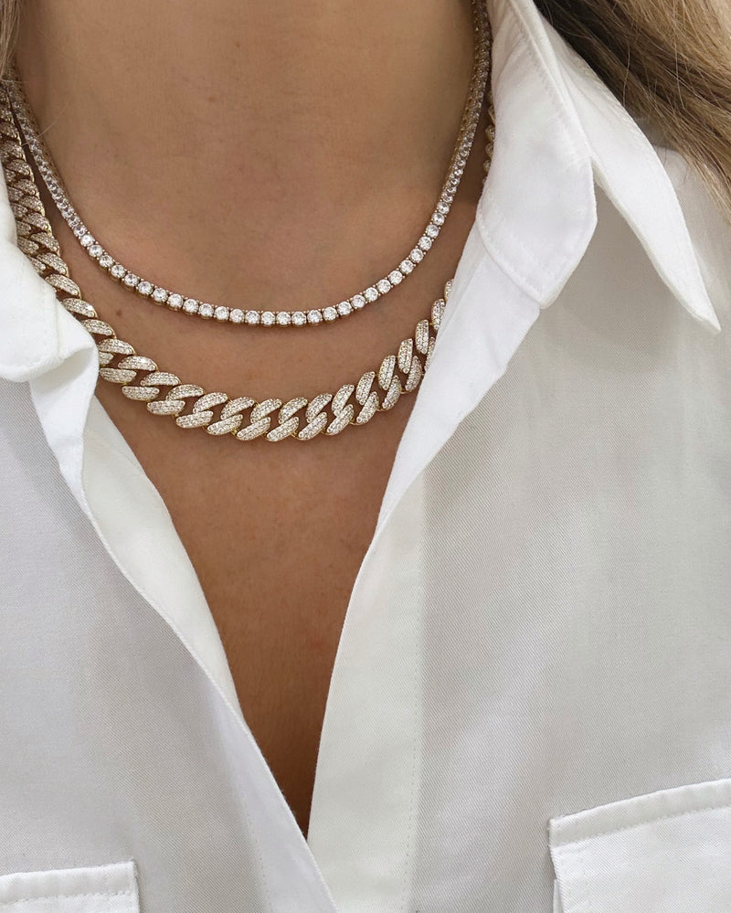 PAVÈ CUBAN LINK NECKLACE