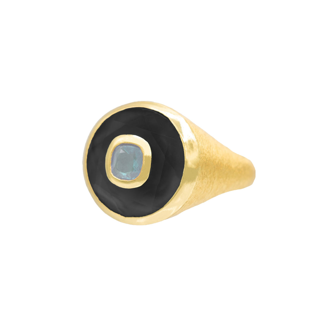 EVIL EYE STATEMENT RING