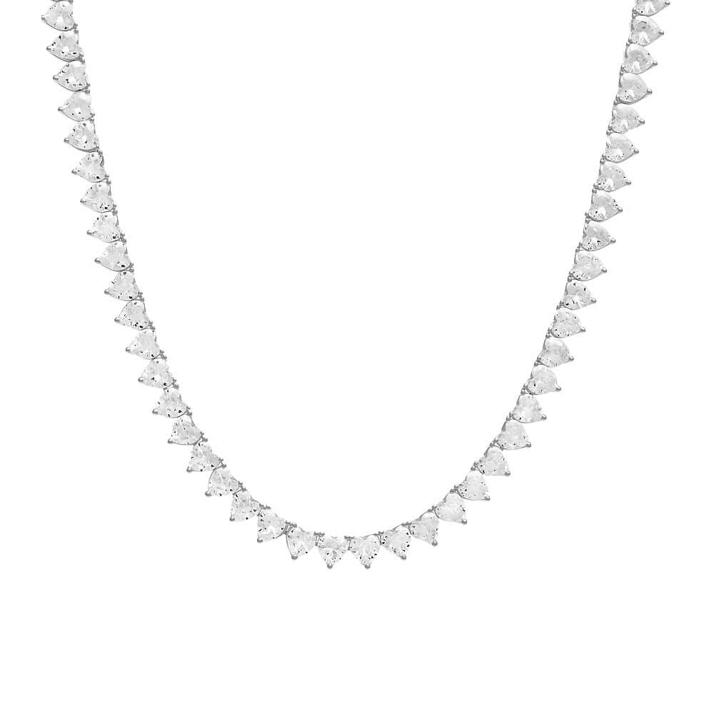HEART TENNIS NECKLACE