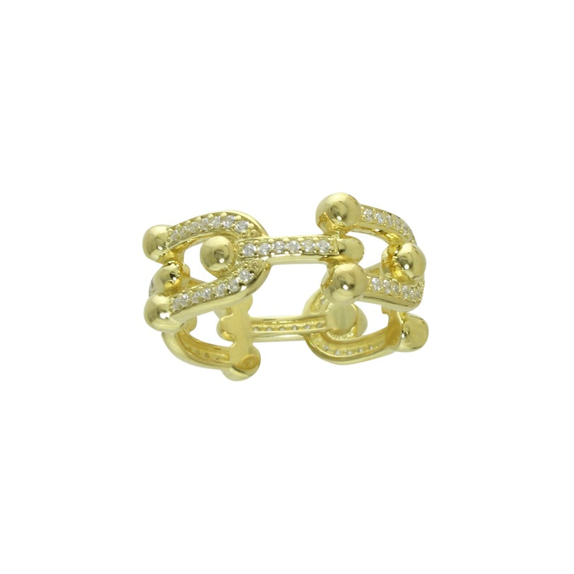PAVÈ U LINK RING