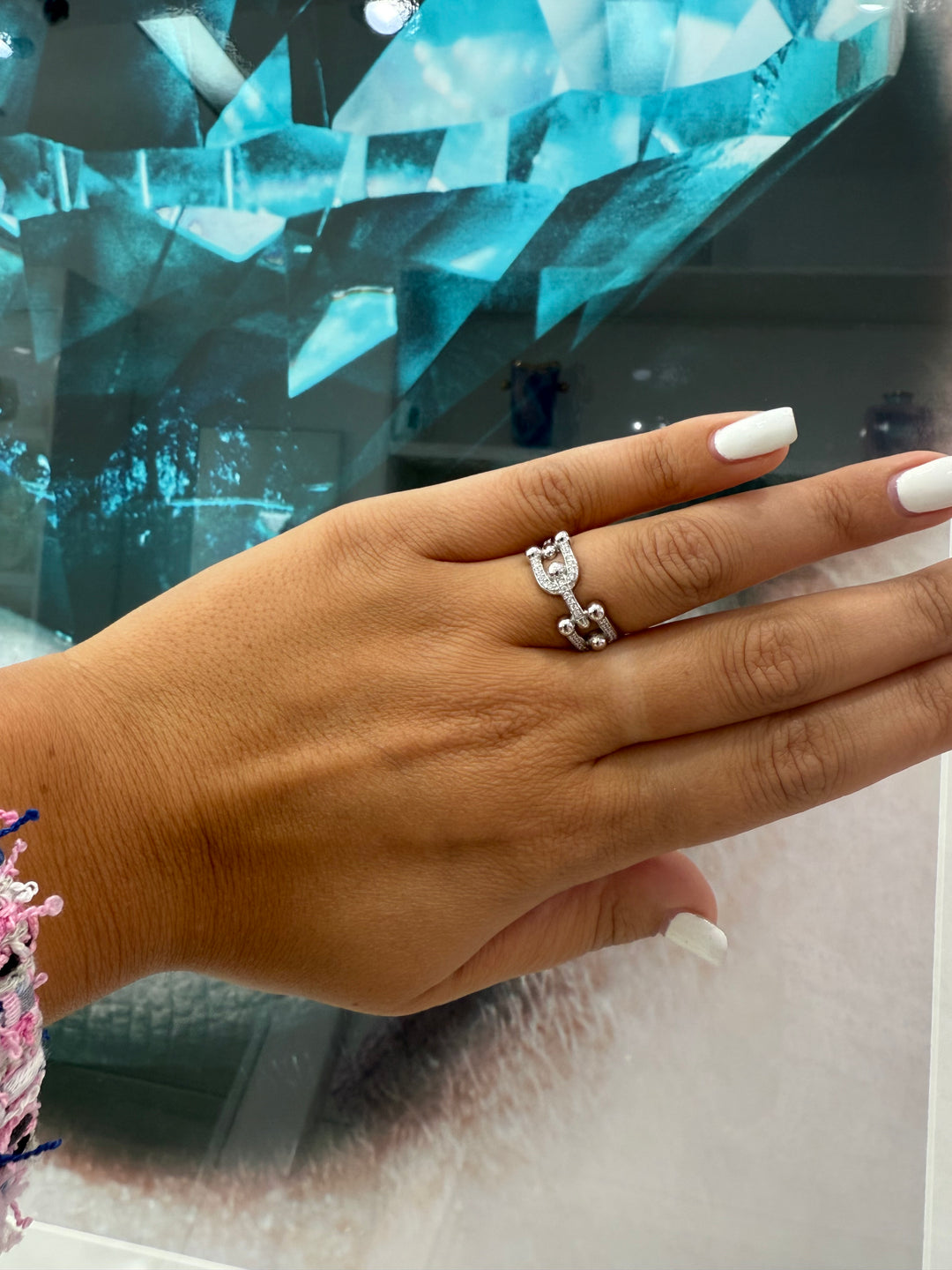 PAVÈ U LINK RING