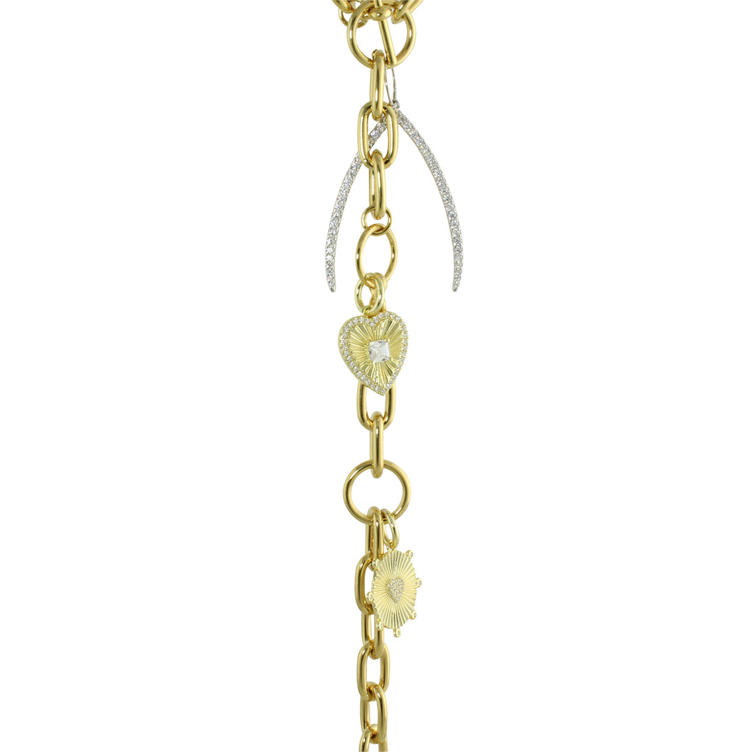 MULTI CHARM LINK LARIAT