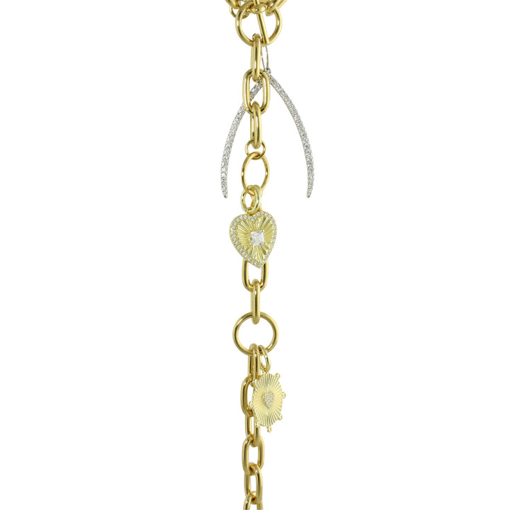 MULTI CHARM LINK LARIAT