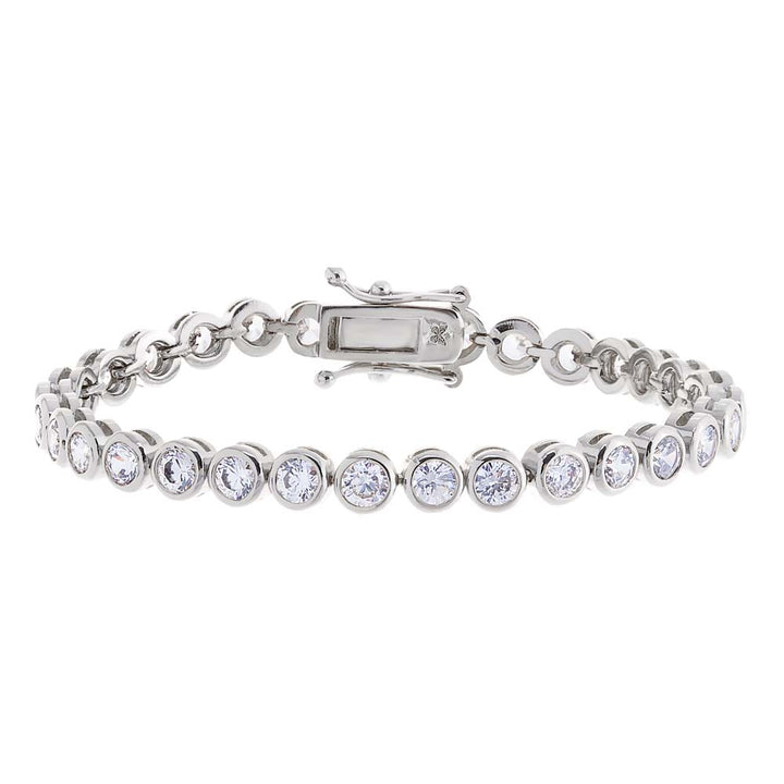 BEZEL TENNIS BRACELET