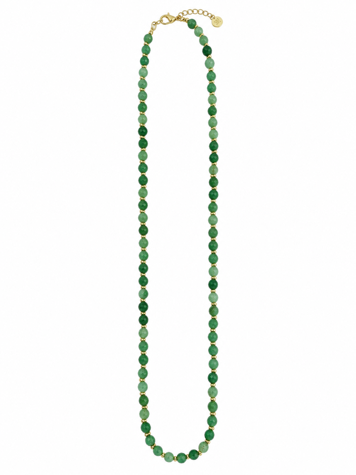 LONG COLOR BEAD NECKLACE