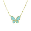 ENAMEL BUTTERFLY NECKLACE