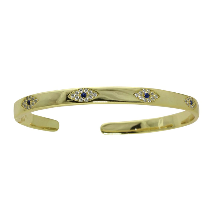 EVIL EYE CUFF BANGLE