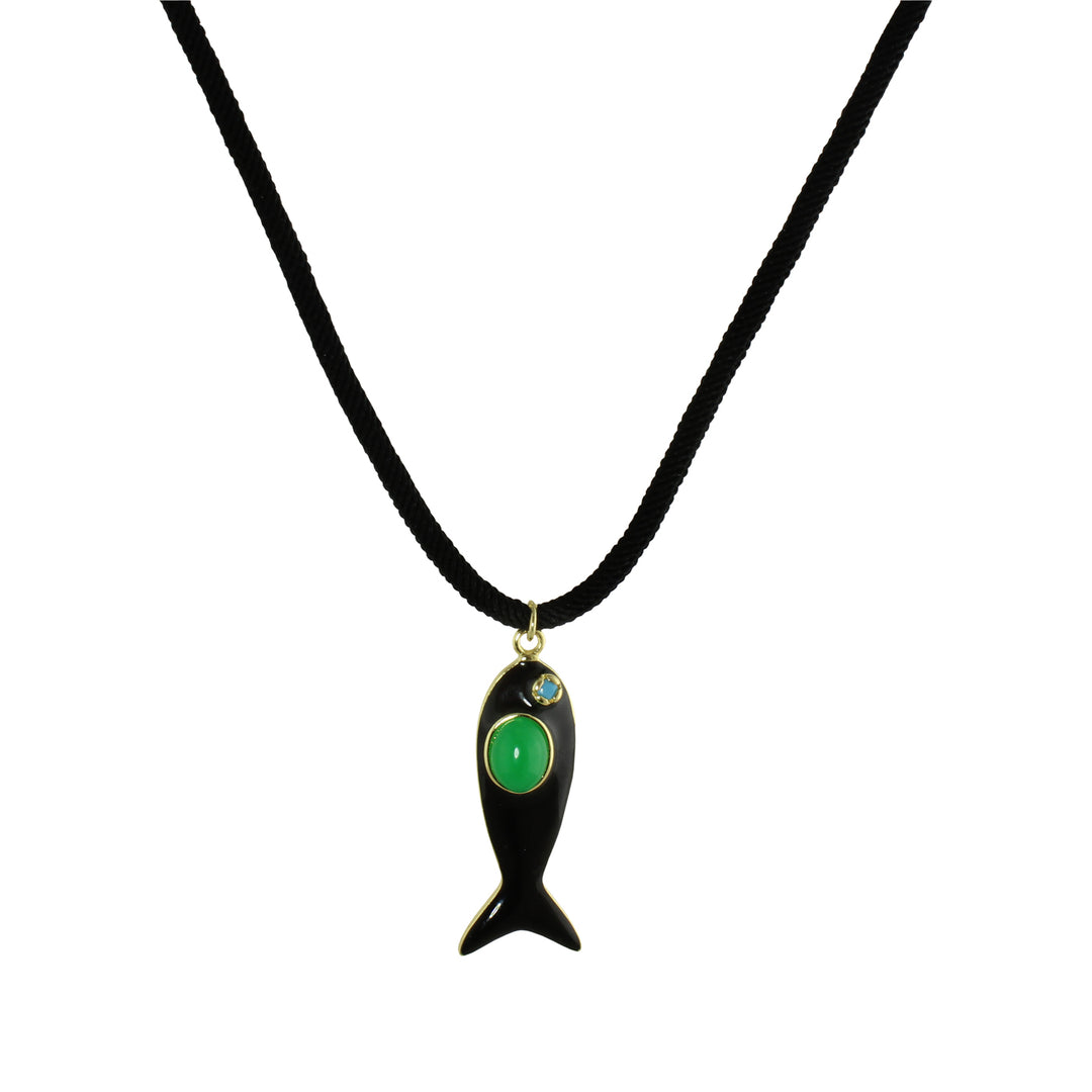 COLOR FISH CORD NECKLACE