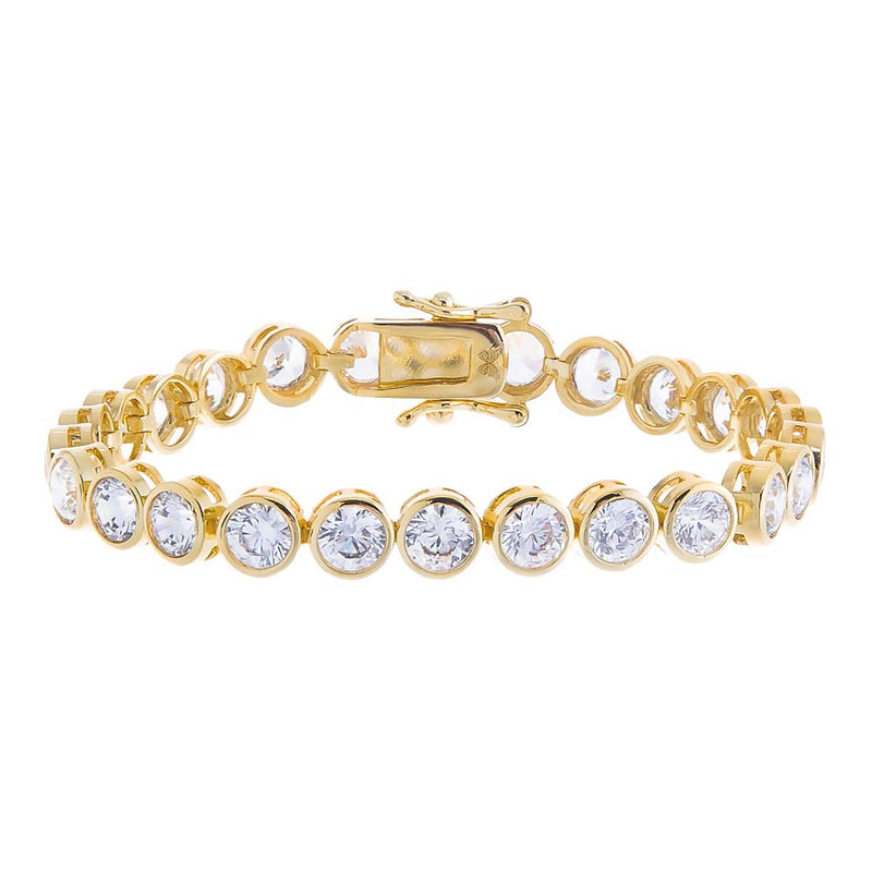 BEZEL TENNIS BRACELET