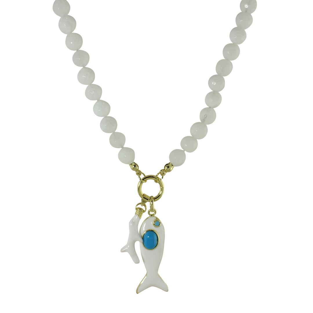 COLOR FISH BEAD NECKLACE