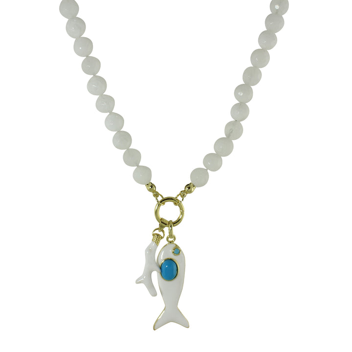 COLOR FISH BEAD NECKLACE