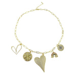 BIG HEART CHARM NECKLACE