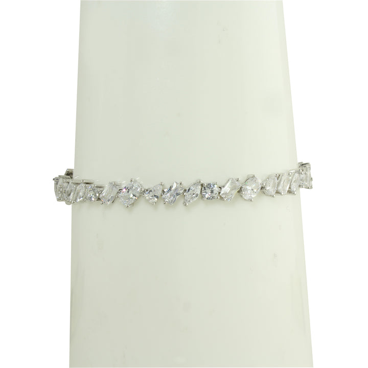 MIXED SHAPE TENNIS BRACELET