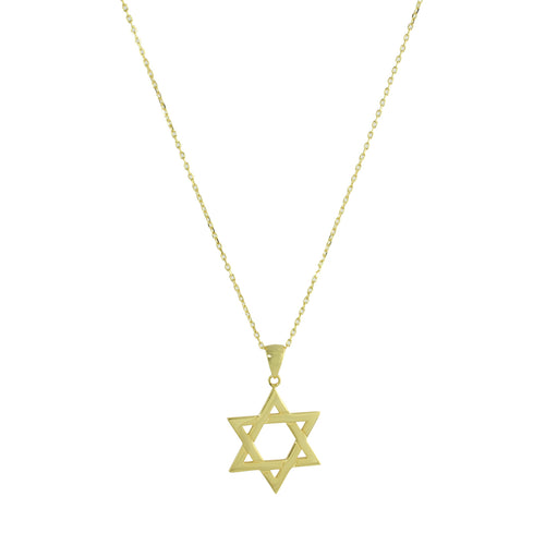 BIG STAR OF DAVID NECKLACE