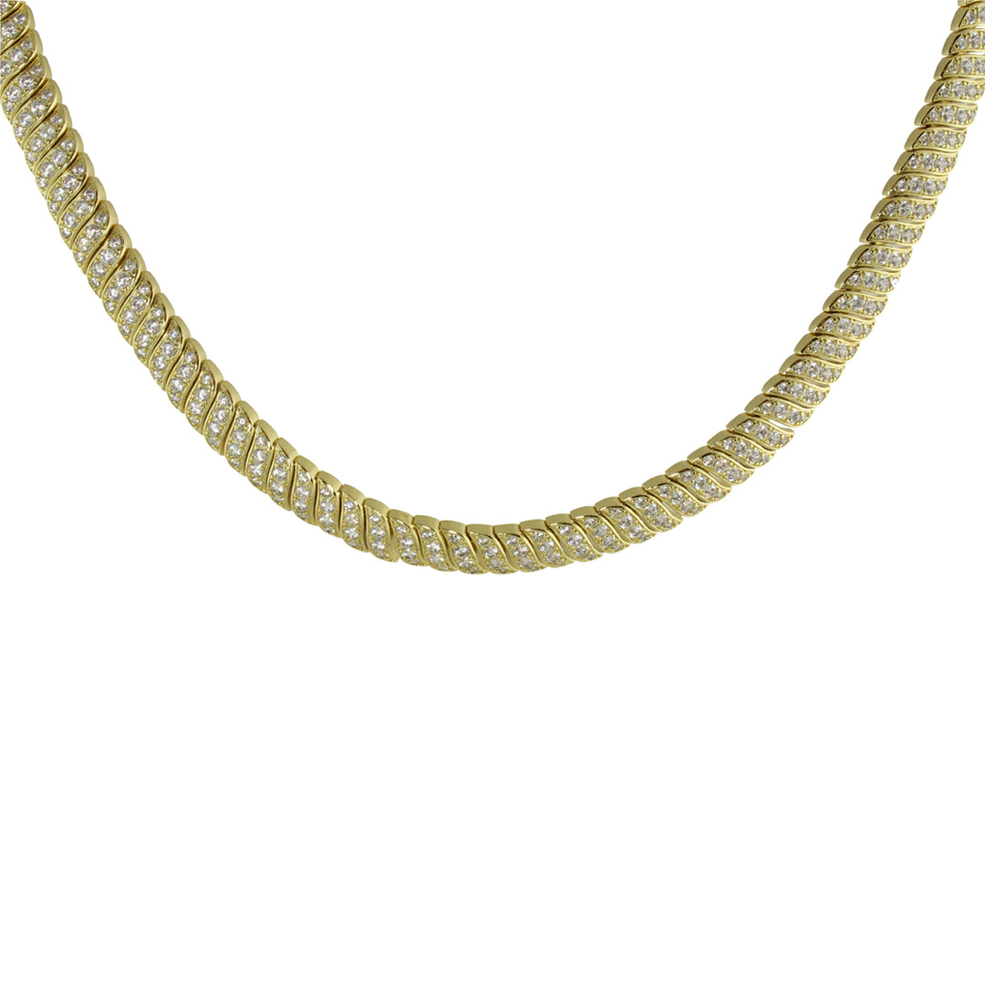 PAVÈ S LINK STATEMENT NECKKACE
