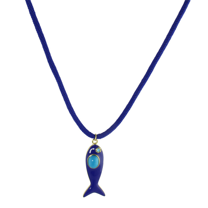 COLOR FISH CORD NECKLACE