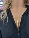 DOUBLE FISH LINK NECKLACE