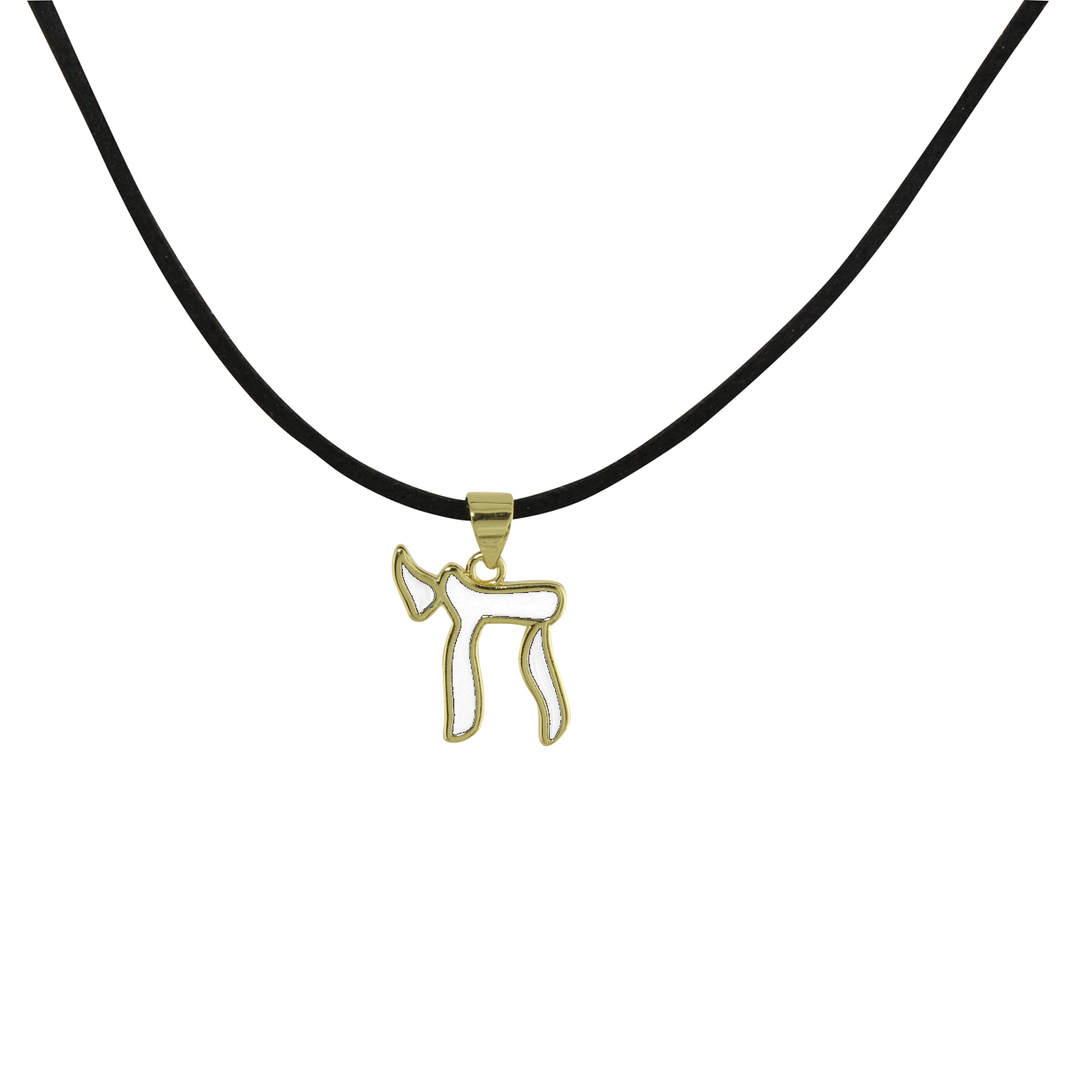 MINI ENAMEL CHAI CORD CHOKER