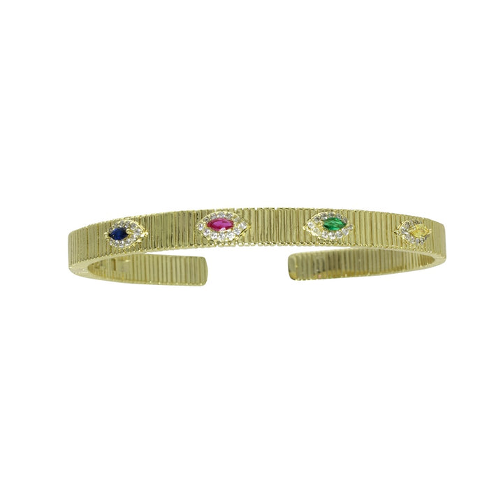 EVIL EYE CUFF BANGLE