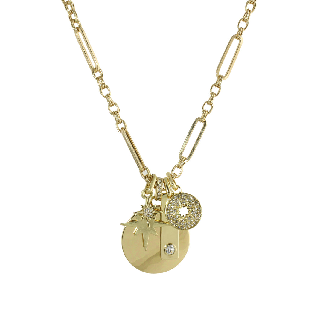 Multiple charms necklace 