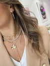 LOADED CZ LARIAT NECKLACE