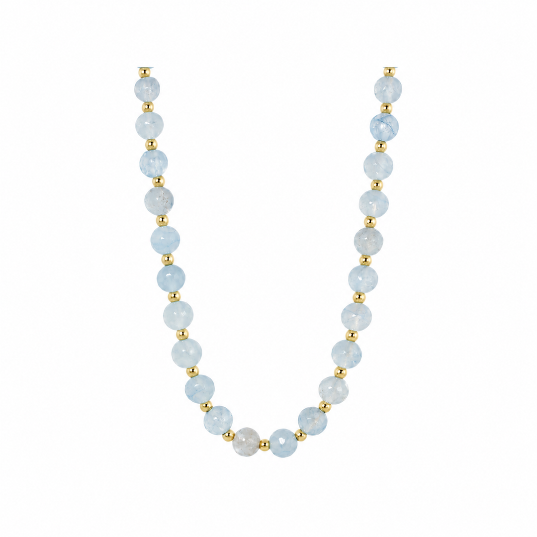 LONG COLOR BEAD NECKLACE