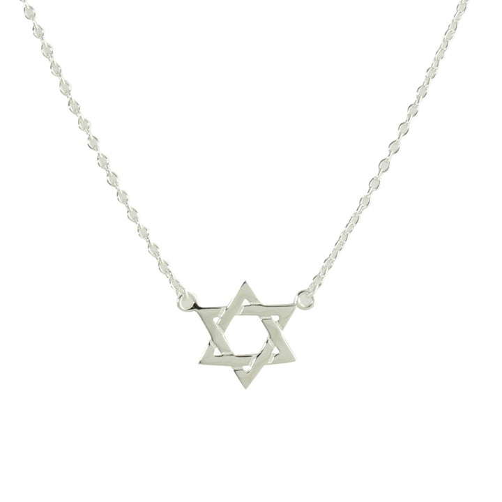 PLAIN STAR OF DAVID NECKLACE