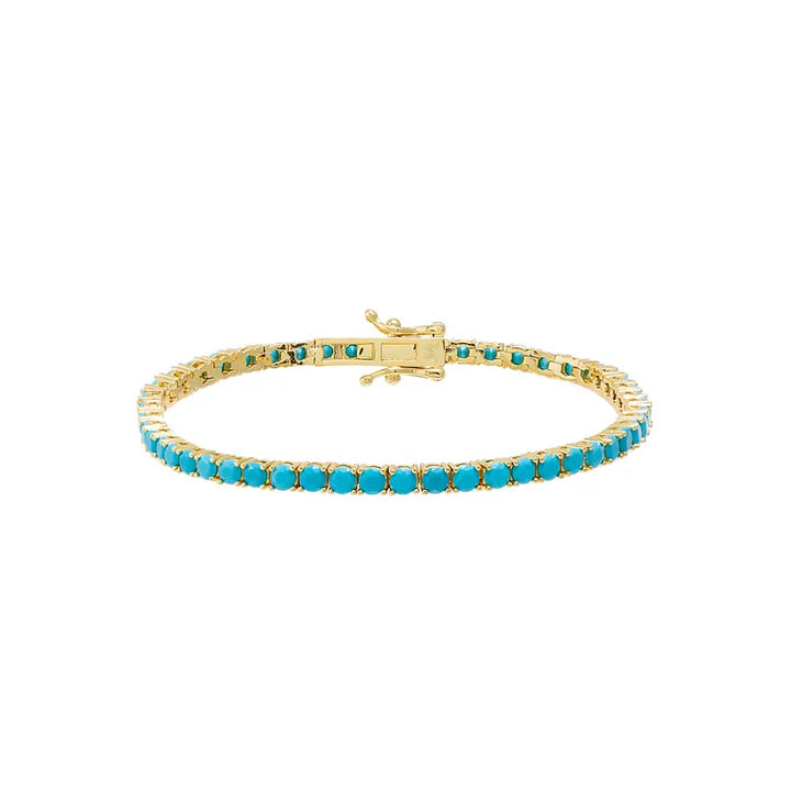 TURQUOISE TENNIS BRACELET