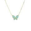 ENAMEL BUTTERFLY NECKLACE