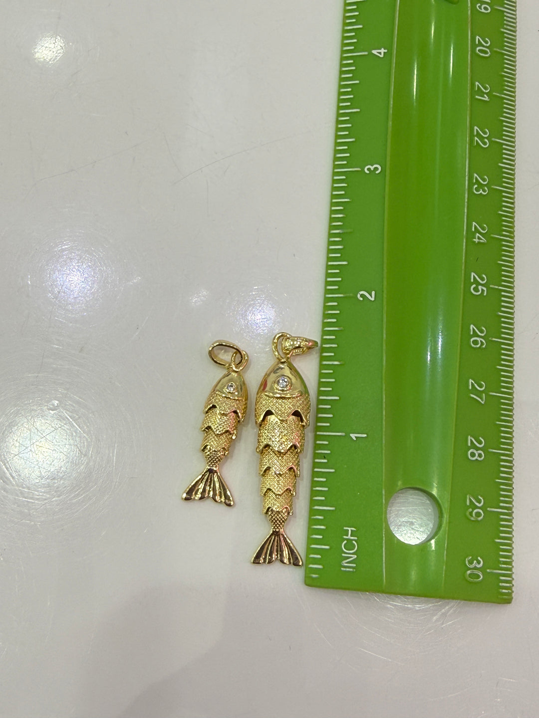 DOUBLE FISH LINK NECKLACE