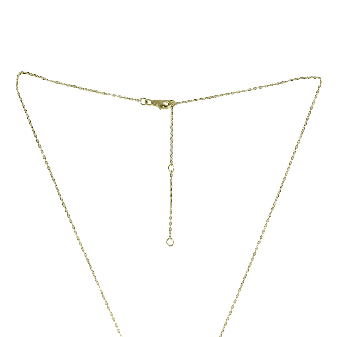 LARGE PAVÈ FLOWER NECKLACE