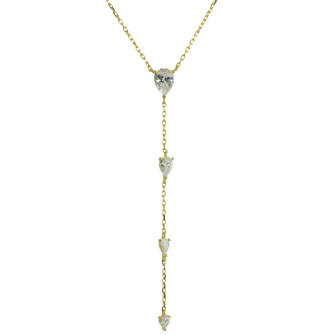 PEAR CHOKER LARIAT SET