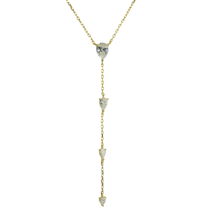 PEAR CHOKER LARIAT SET