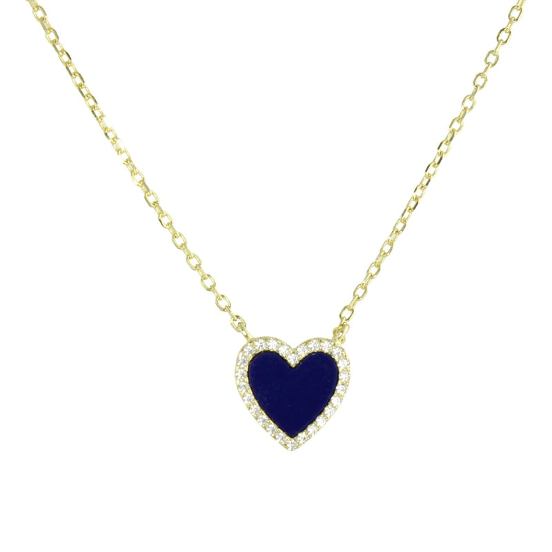 ENAMEL HEART NECKLACE