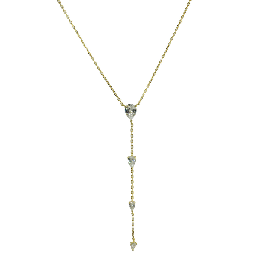 PEAR STATION LARIAT NECKLACE