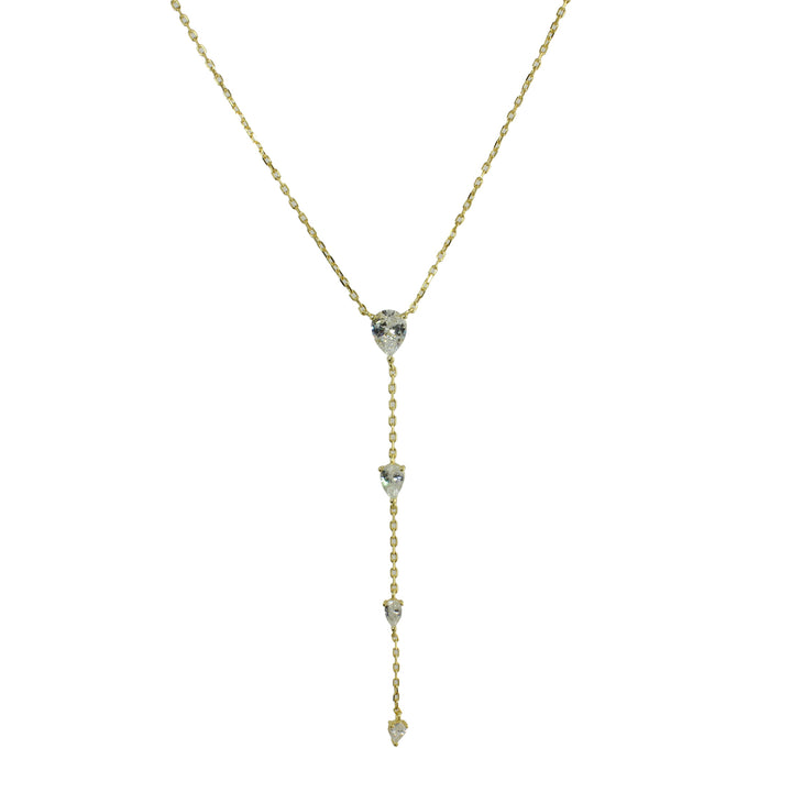 PEAR STATION LARIAT NECKLACE