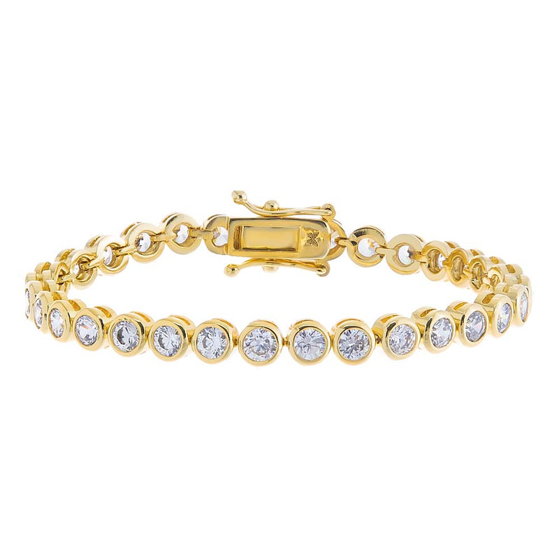 BEZEL TENNIS BRACELET