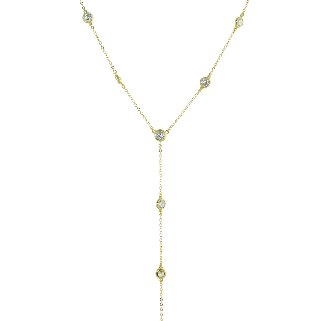 DIAMOND STATION LARIAT &amp; CHOKER  SET