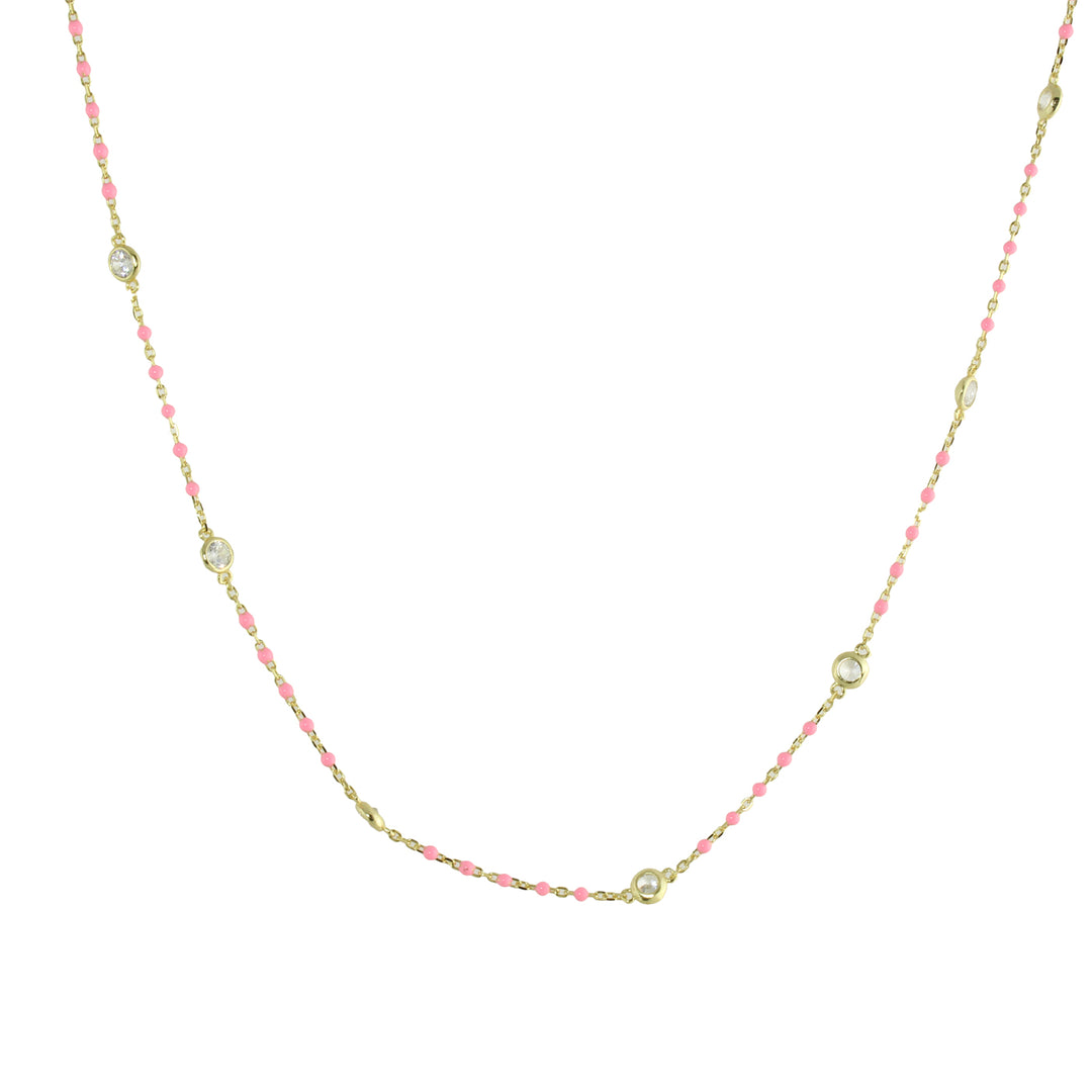 COLOR DIAMONDS BY THE YARD NECKLACE