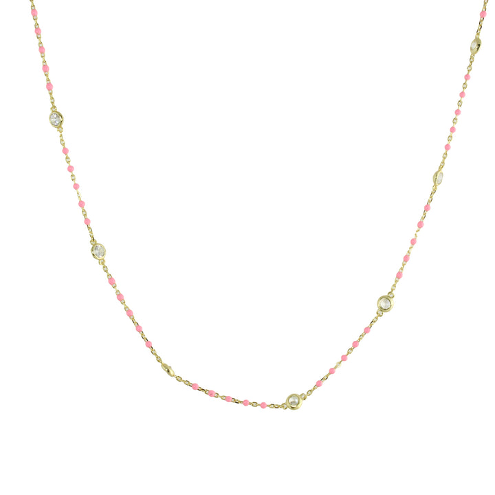 COLOR DIAMONDS BY THE YARD NECKLACE