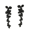 PAVE FLOWER DROP EARRINGS