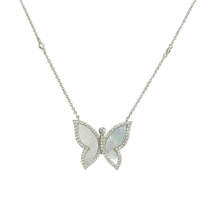 BIG PEARL BUTTERFLY NECKLACE